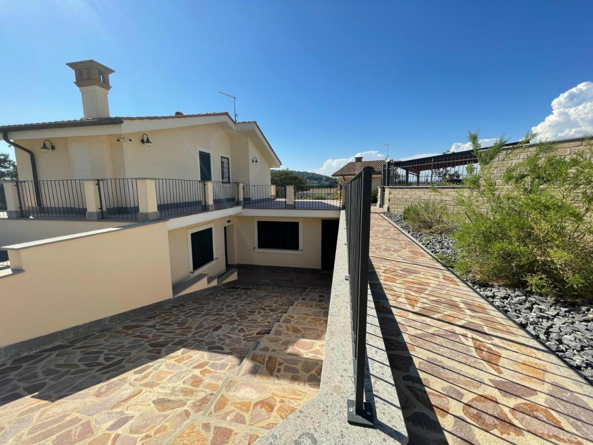 Villa "Lago Blu" Vista Lago Di Bracciano, Con Vasca Idromassaggio Esterna Trevignano Romano Eksteriør billede